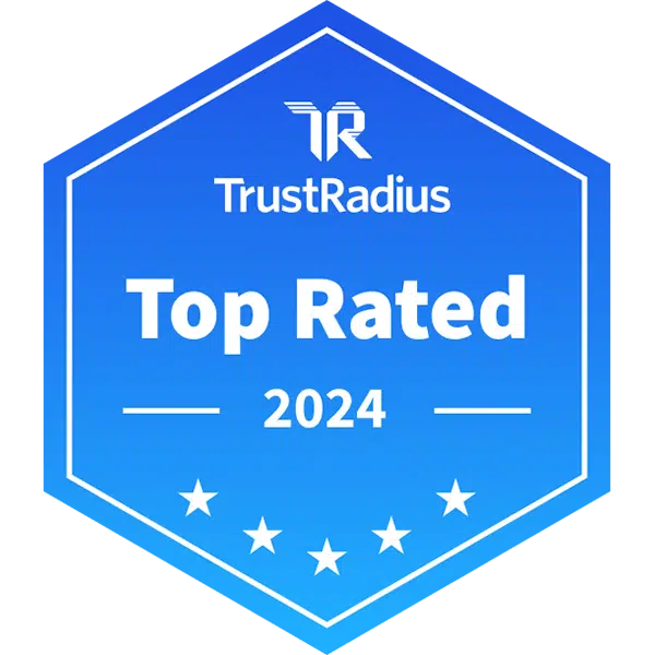 TrustRadius Top Rated 2024 badge